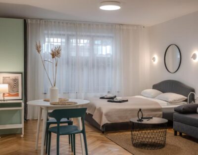 Studijos tipo apartamentai Kaune, Kęstučio g.